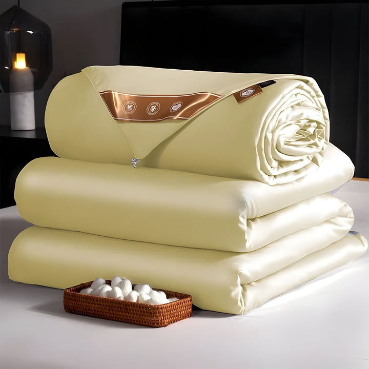 Tenno Yellow Silk Filling Comforter